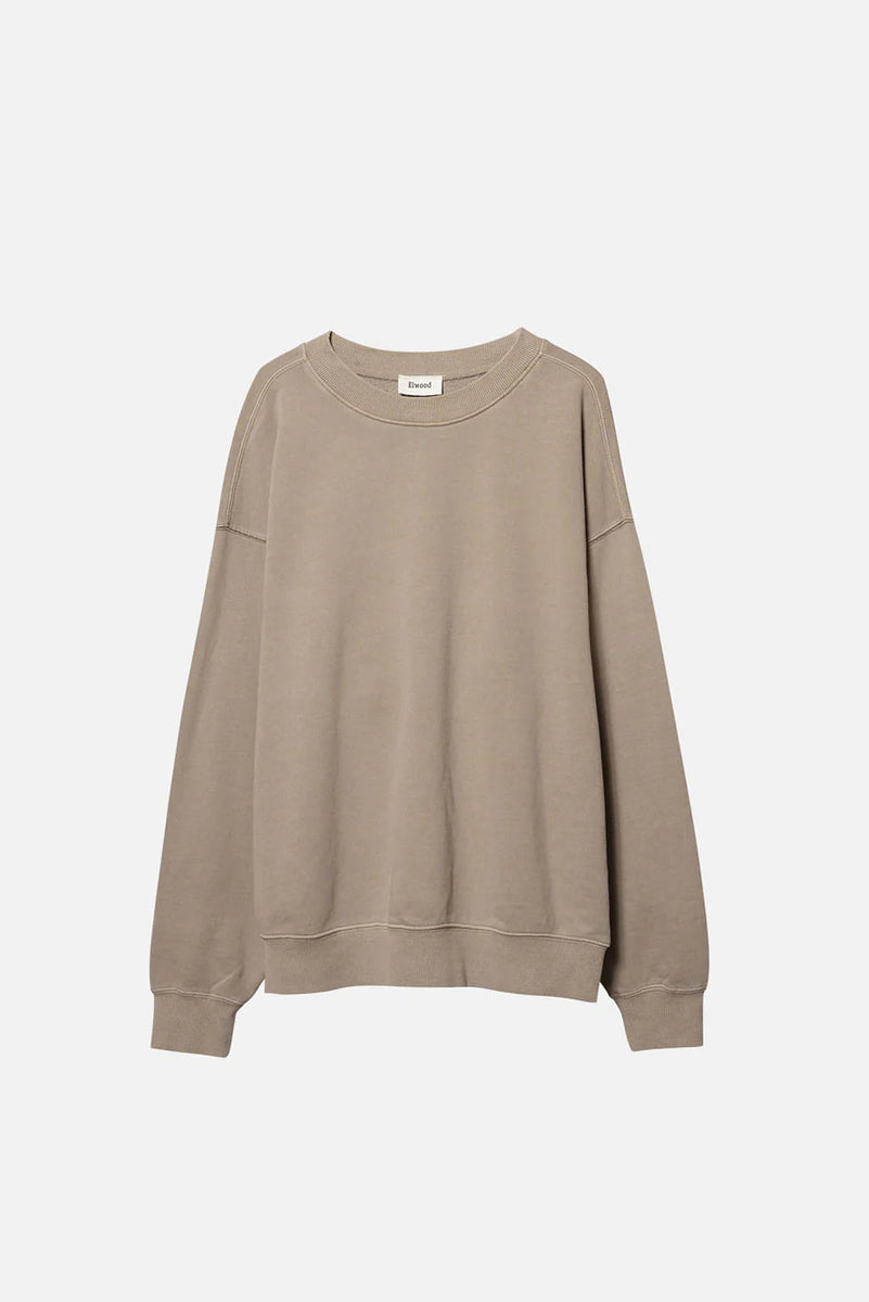 ぐーぐれ Grey Marl Oversized Crewneck Sweater. – WATC STUDIO