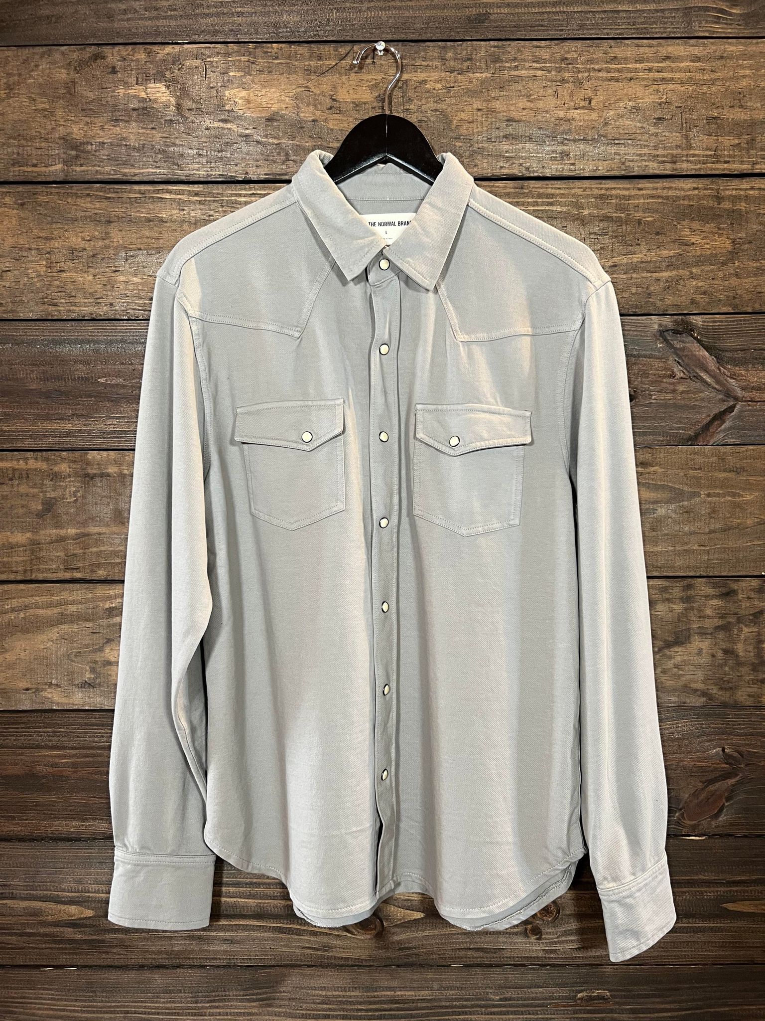 The Normal Brand - Tentoma Western Shirt - Grey