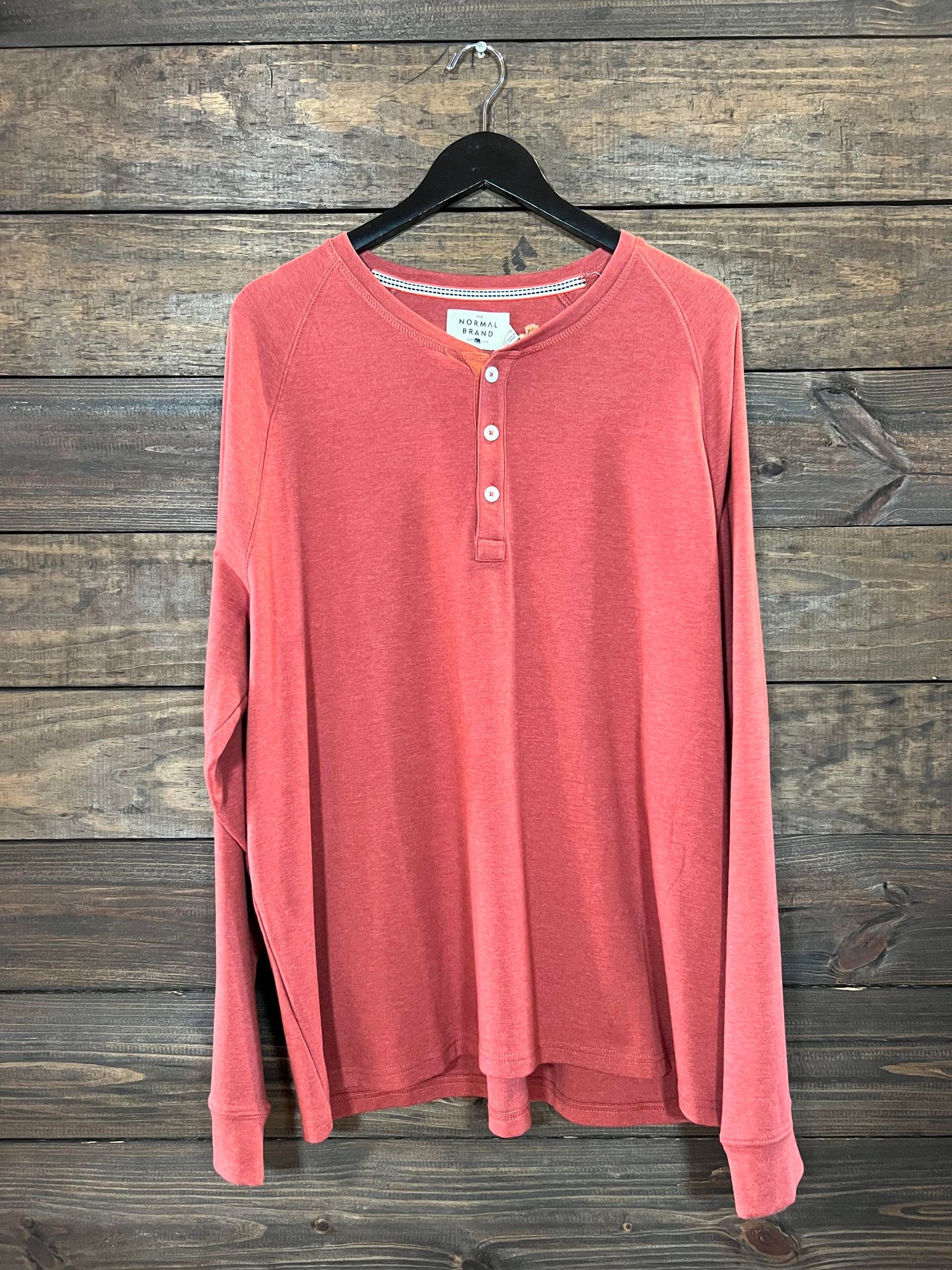 The Normal Brand - Puremeso Henley Long Sleeve